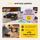 Jabra Evolve2 65 Flex - USB-A MS Stéréo USB-A et Câble de Recharge Noir