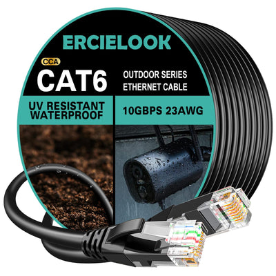 50FT Gray Molded UTP CAT6 Patch Cable ETL Verified