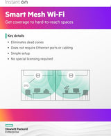 HPE Networking Instant On Access Point AP12 3x3 WiFi 5 Indoor Wireless