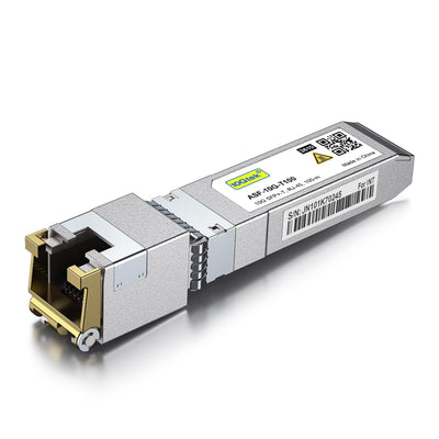 10Gtek 100 Meter 10GBase-T SFP+ to RJ45 Transceiver, RJ45 to SFP+ Copp