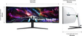 SAMSUNG 57 inch Odyssey Neo G9 DUHD VA Gaming Monitor Curved 240Hz 1ms