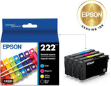 EPSON 222 Claria Ink Standard Capacity Black & Colour Cartridge Combo