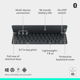 Logitech Keys-to-GO 2 Portable Bluetooth Tablet Keyboard with Built-in