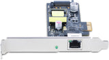 StarTech.com 1-Port 2.5Gbps NBASE-T PoE Network Card, Intel I225-V, 80