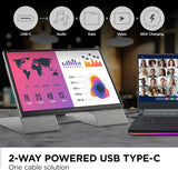 Écran portable IPS ViewSonic VG1656-2K 16 pouces WQXGA 1600p avec 2 Wa