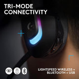 Logitech G522 Lightspeed Wireless Gaming Headset, Full-Band Mic, Advan
