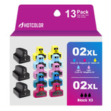 Remanufactured for hp 02 Ink Cartridges Replacement for HP C6280 Ink c