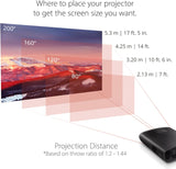 ViewSonic Smart LED 4K Projector with Dual Harman Kardon Speakers 125%
