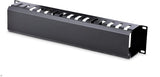 StarTech.com 2U Horizontal Finger Duct Rack Cable Management Panel wit