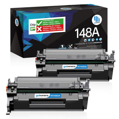(NEW CHIP) Gotoners 148A Compatible Toner for HP 148A W1480A 148X W148