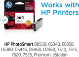 HP 564 (CB317WN) Cartouche d'encre photo originale L noir, cyan, magenta,