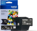 Brother Genuine LC752PKS High-Yield Black Ink Cartridge Value Pack (2)