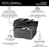 Imprimante tout-en-un laser monochrome Brother DCP-L2640DW