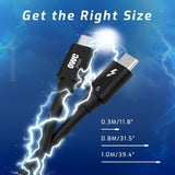 1M TB5 BLACKCABLE 120GB/S 240W 1M TB5 BLACK CABLE 80-120GB/S 240W