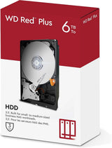 Disque dur Western Digital Red Plus 6 To SATA 3,5 pouces
