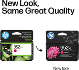 Original HP 952XL Cyan High-Yield Ink Cartridge, Works with HP Office