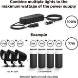 Philips Hue 8ft Cable Connector & T-Connector for Outdoor Smart Lights