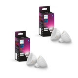 Philips Hue MR16 Smart LED Bulb White and Color Ambiance (4 Pack)