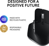 Logitech MX Master 3S for Mac - Wireless Bluetooth Mouse with Ultra-Fa