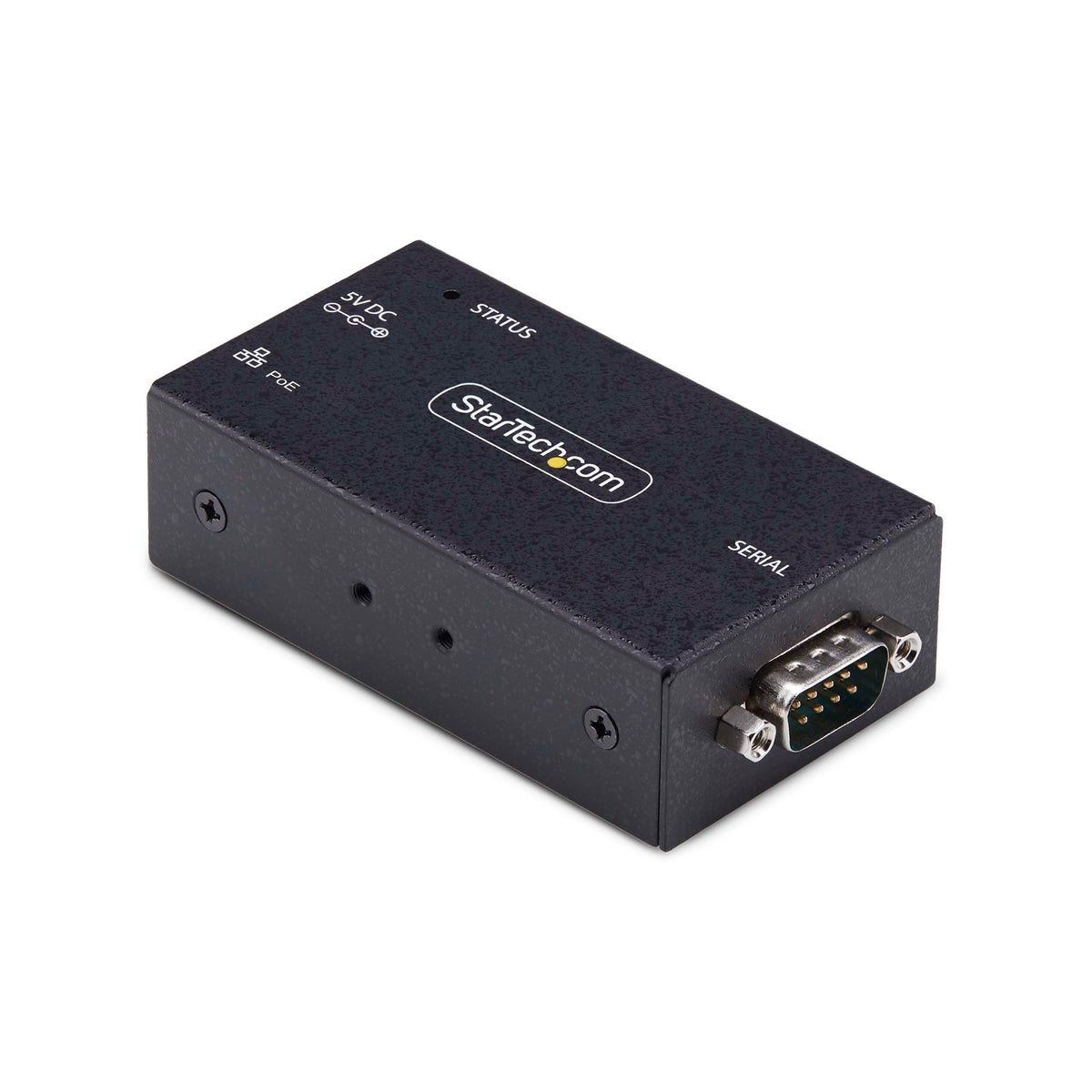 StarTech.com 1-Port Serial to Ethernet Adapter, 802.3af PoE Powered Se