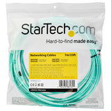 StarTech.com 7m (22ft) LC/UPC to LC/UPC OM4 Multimode Fiber Optic Cabl