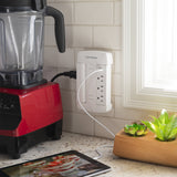PARASURTENSEUR 900J 6 PRISES 120V PRISE MURALE 2 USB 3,6A 75K CEG