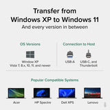 Câble de transfert de données USB Plugable Technologies PC à PC, Compatible avec