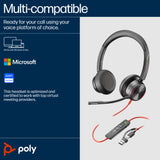 HP Poly Blackwire 8225 USB-C Stereo Headset with Adapter