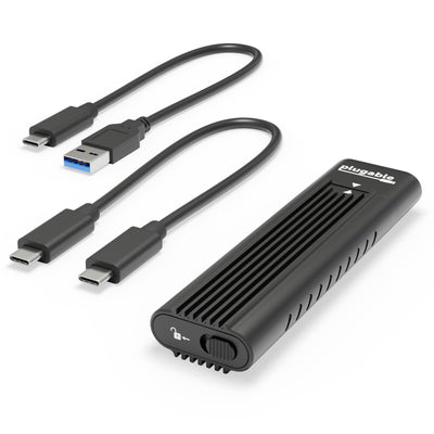 Plugable Technologies USB-C M.2 NVMe SSD Enclosure; Tool-Free & Driver