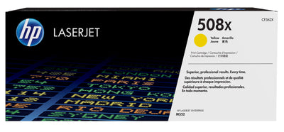 Cartouche de toner LaserJet jaune original haute capacité HP 508X