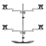 StarTech.com Desktop Quad Monitor Stand - Ergonomic VESA 4 Monitor Arm