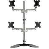 StarTech.com Desktop Quad Monitor Stand - Ergonomic VESA 4 Monitor Arm