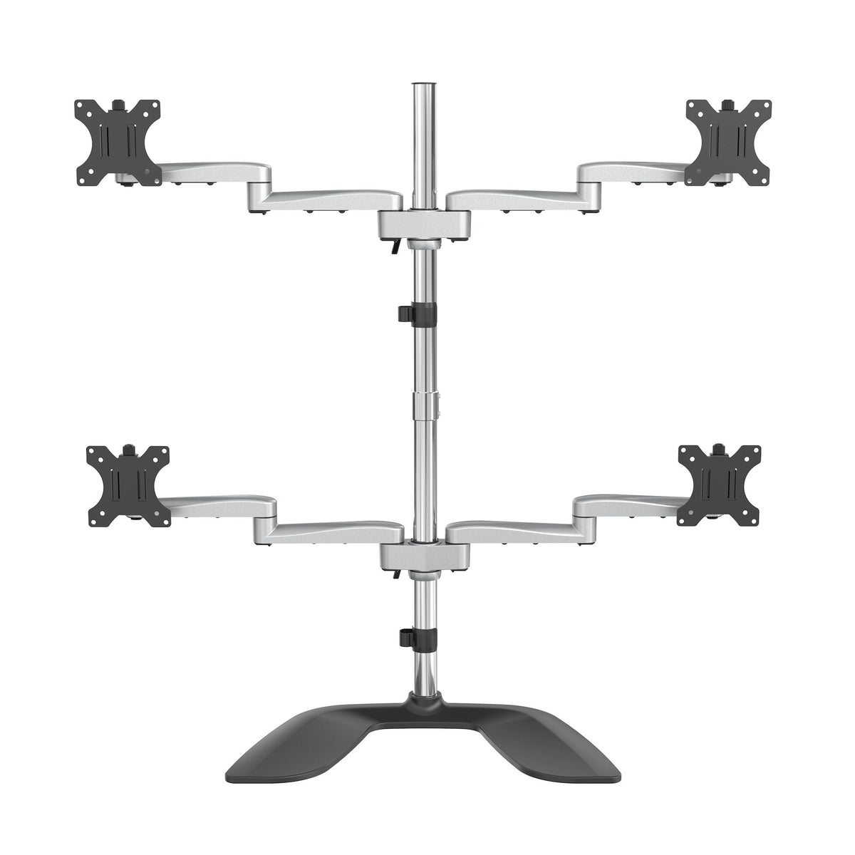 StarTech.com Desktop Quad Monitor Stand - Ergonomic VESA 4 Monitor Arm