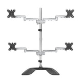 StarTech.com Desktop Quad Monitor Stand - Ergonomic VESA 4 Monitor Arm