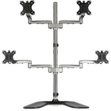 StarTech.com Desktop Quad Monitor Stand - Ergonomic VESA 4 Monitor Arm
