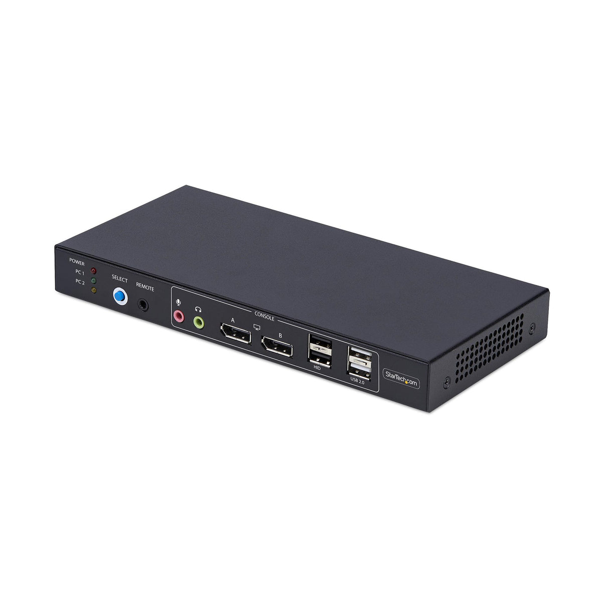 StarTech 2-Port Dual-Monitor DisplayPort KVM Switch, 4K 60Hz