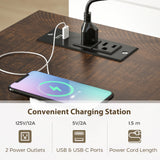 Buffet Ferme avec Station de Recharge, Armoire Buffet 58
