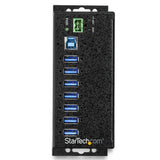 StarTech.com 7-Port USB 3.0 Hub with Power Adapter - Metal Industrial