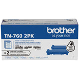 Brother TN-7602PK Black Toner Cartridge 2-Pack