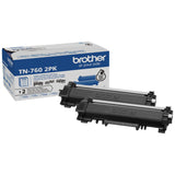 Brother TN-7602PK Black Toner Cartridge 2-Pack