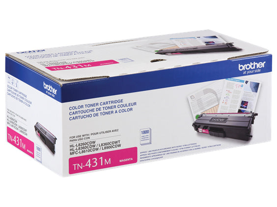 Brother TN431M Magenta Toner Cartridge - 1800 Pages
