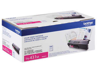 Brother TN431M Magenta Toner Cartridge - 1800 Pages
