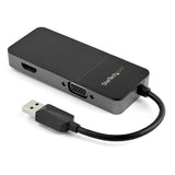 Adaptateur USB 3.0 vers HDMI et VGA StarTech.com - 4K/1080p USB Type-A double
