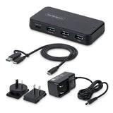 StarTech.com 4-Port USB-C Hub, USB 3.0 (5Gbps), USB-C to 4X USB-A, Bus