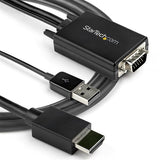 StarTech.com VGA to HDMI Converter Cable 2m - 1080p USB Audio