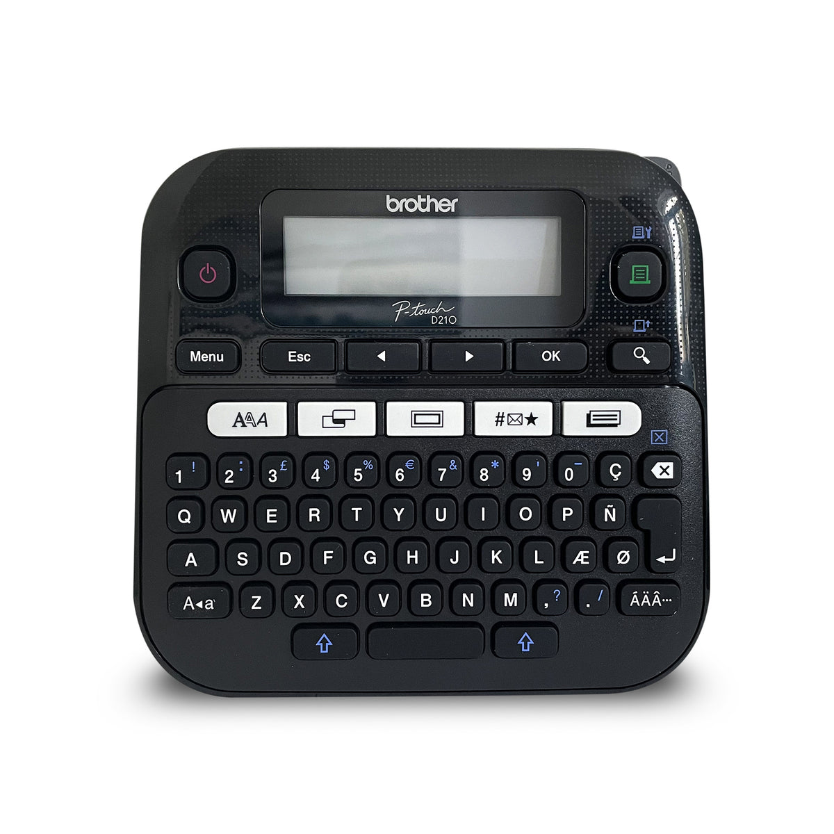 Brother PTD210BK label printer Thermal transfer 180 x 180 DPI 20 mm/se