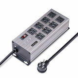 StarTech.com Flat Plug 6-Outlet Heavy Duty Industrial Power Strip 125V