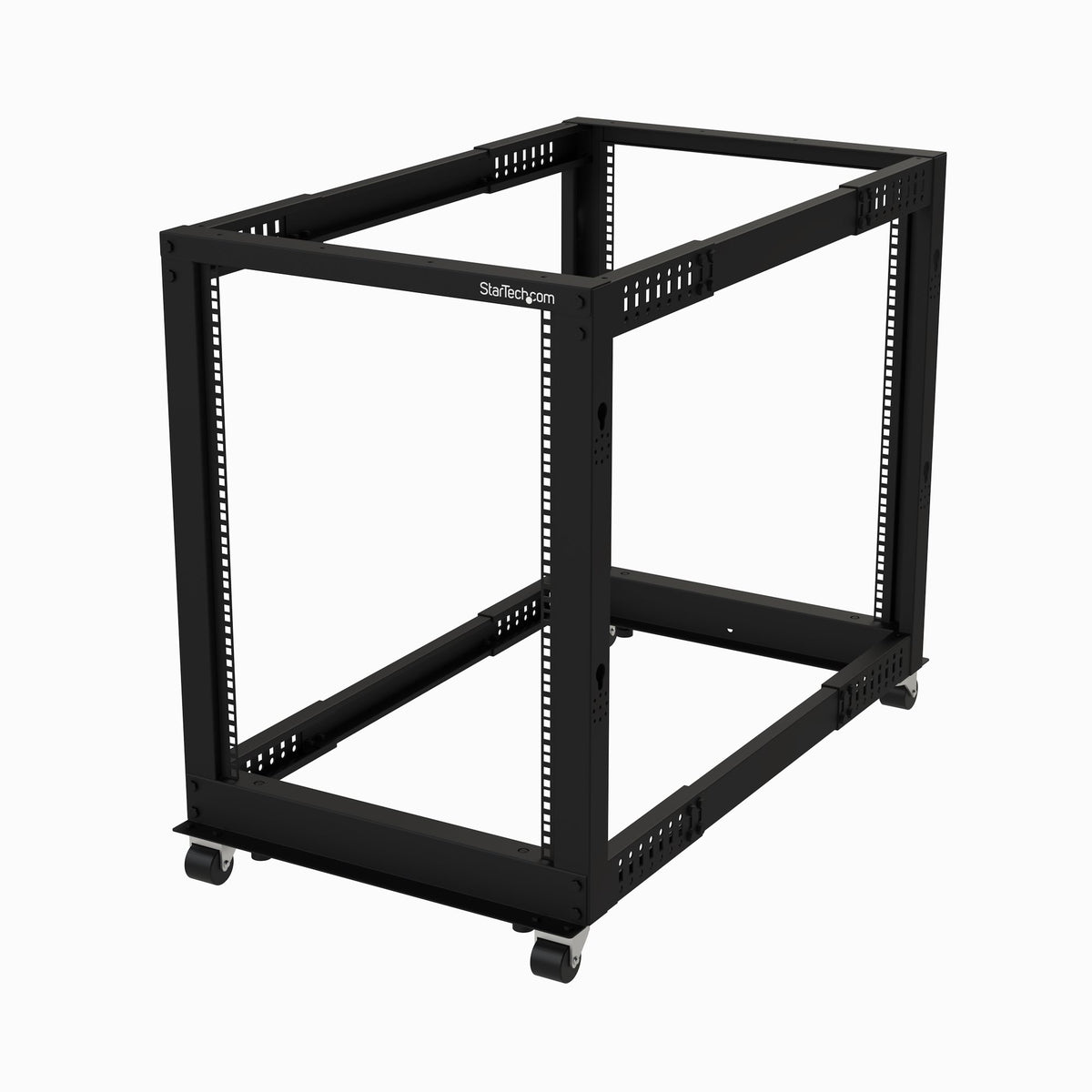 StarTech.com 15U 4-Post Server Rack, 19in Open Frame Rack with 40in (1