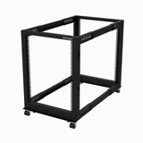 StarTech.com 15U 4-Post Server Rack, 19in Open Frame Rack with 40in (1