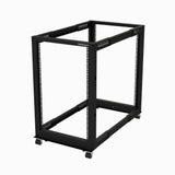 StarTech.com 18U 4-Post Server Rack, 19in Open Frame Rack with 40in (1